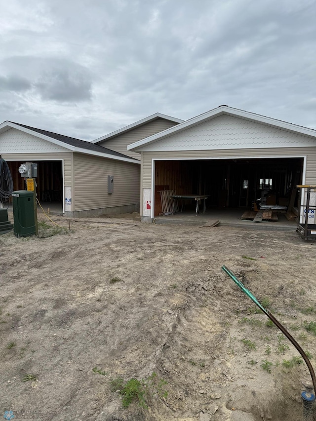 1509 Parke Ave S, Glyndon, MN 56547 - view of property exterior with an outdoor structure and an attached garage