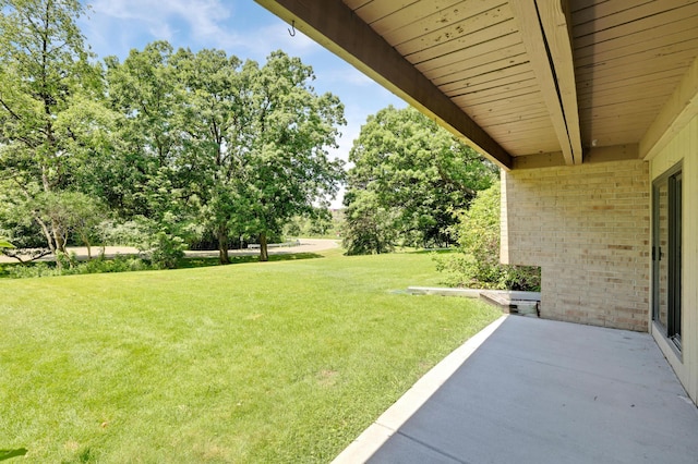 5643 Green Circle Dr Unit 107, Minnetonka, MN 55343 - view of grassy yard featuring a patio area