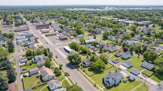 2014 5th St, Superior, WI 54880 - aerial perspective of suburban area with property boundaries highlighted