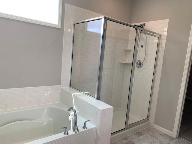 1248 100th Ave NW, Coon Rapids, MN 55433 - full bathroom featuring a shower stall and a bath