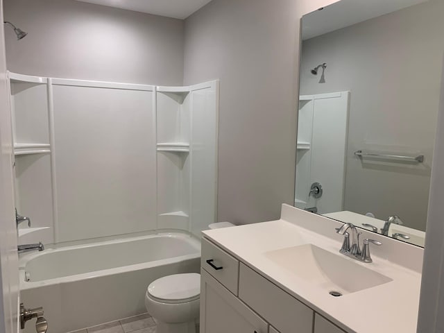 1248 100th Ave NW, Coon Rapids, MN 55433 - bathroom with vanity, bathing tub / shower combination, and tile patterned flooring