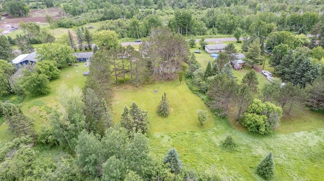 3661 Riley Rd, Rice Lake Twp, MN 55803 - aerial view of property's location with a heavily wooded area