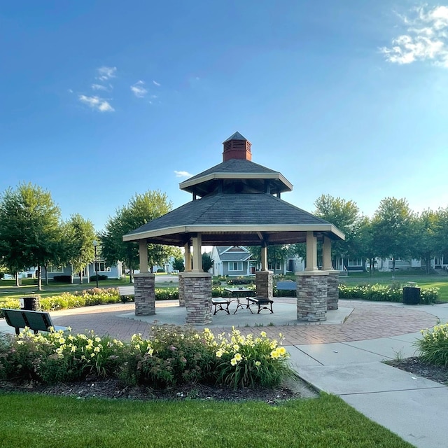 9605 Scott Cir N, Brooklyn Park, MN 55443 - view of home's community with a gazebo