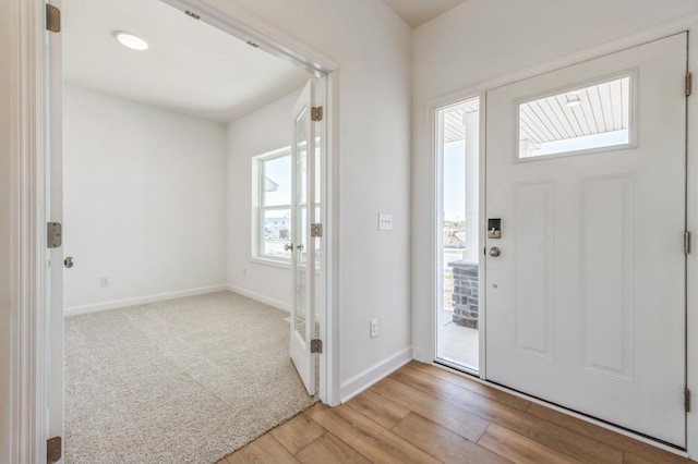 2550 Downing Ave, Shakopee, MN 55379 - entryway featuring light wood-style floors and baseboards