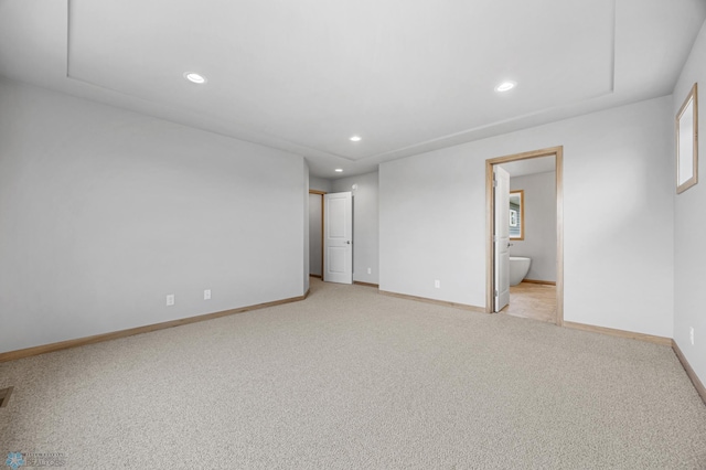 1057 61st Ave W, West Fargo, ND 58078 - unfurnished room with recessed lighting and light carpet