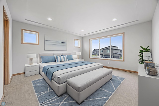 1057 61st Ave W, West Fargo, ND 58078 - carpeted bedroom with baseboards and recessed lighting
