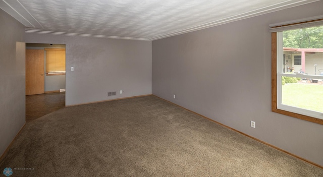 2510 10th St N, Fargo, ND 58102 - empty room with carpet and ornamental molding