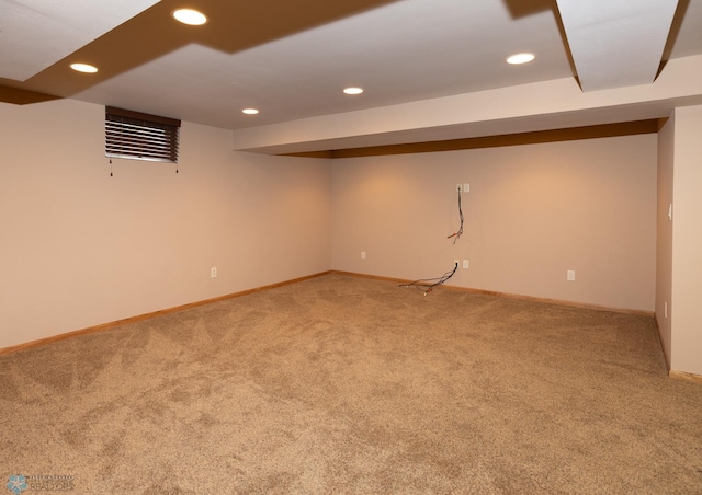 2510 10th St N, Fargo, ND 58102 - finished basement featuring carpet flooring and recessed lighting