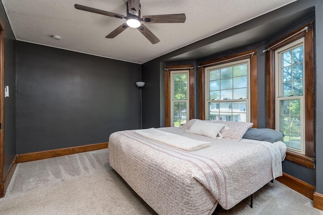 433 S Ave, North Mankato, MN 56003 - bedroom with a textured ceiling and a ceiling fan