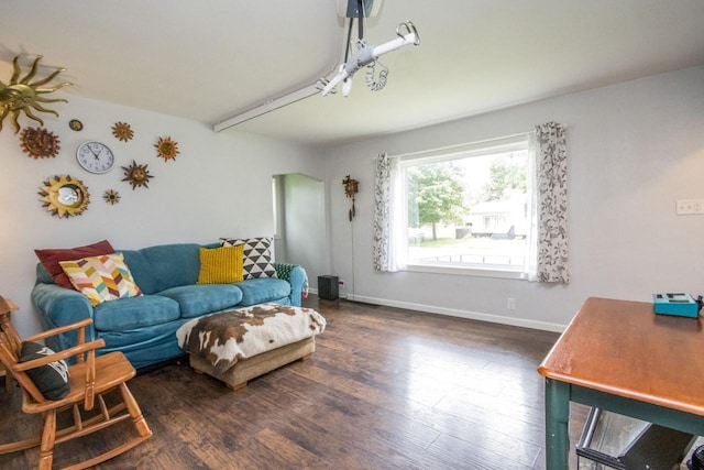 1109 Adams St, Mankato, MN 56001 - living room with wood finished floors