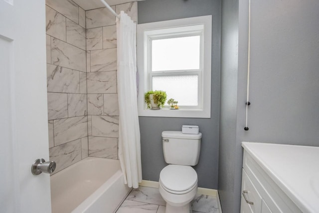 1109 Adams St, Mankato, MN 56001 - full bathroom with marble finish flooring, shower / bathtub combination with curtain, and vanity
