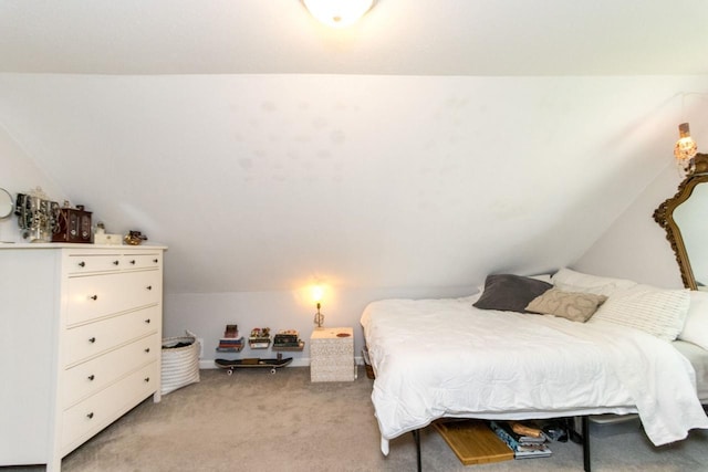 1109 Adams St, Mankato, MN 56001 - bedroom with light carpet and lofted ceiling