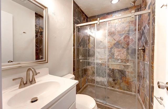 775 Leon St, Jordan, MN 55352 - bathroom featuring a shower stall and vanity