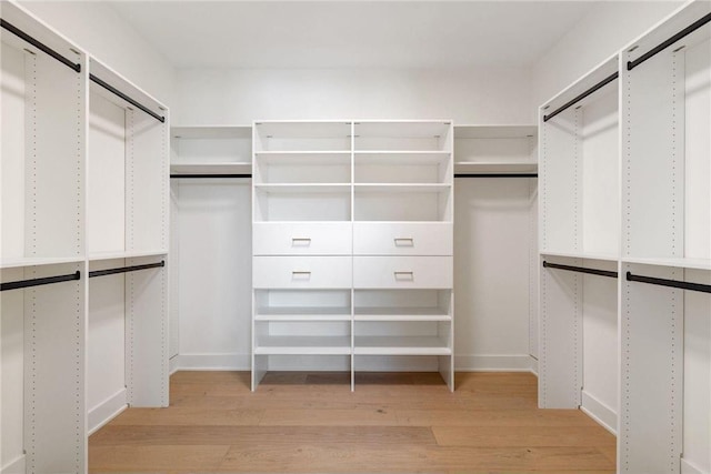 13975 27th St N, West Lakeland Twp, MN 55082 - walk in closet with light wood-type flooring