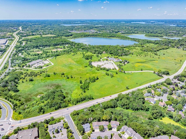 7639 Nicholas Way, Chanhassen, MN 55317 - aerial view of property's location with a nearby body of water