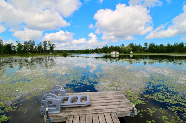 11715 Sorenson Lake Rd, Merrifield, MN 56465 - dock area featuring a water view