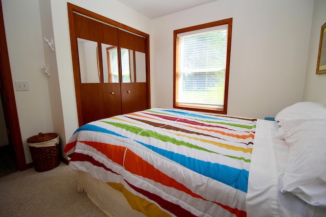 11715 Sorenson Lake Rd, Merrifield, MN 56465 - carpeted bedroom featuring a closet