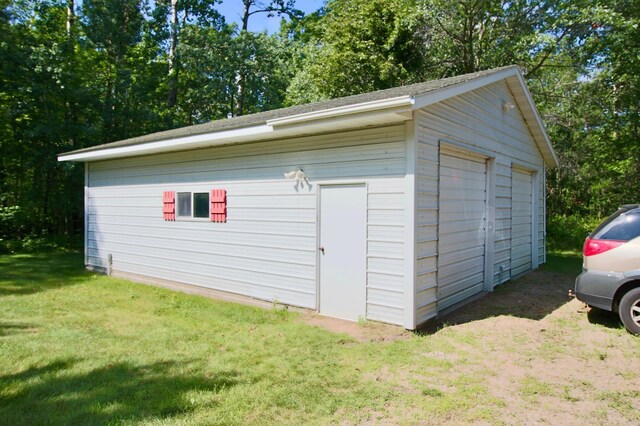 11715 Sorenson Lake Rd, Merrifield, MN 56465 - view of detached garage