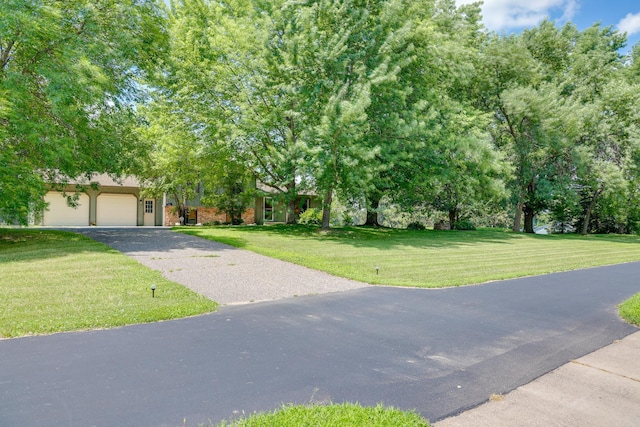 7771 Odean Ave NE, Otsego, MN 55330 - view of front of property with asphalt driveway, a front lawn, and an attached garage