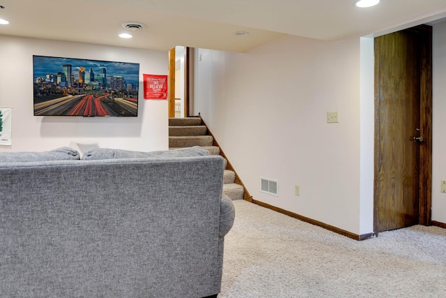 7771 Odean Ave NE, Otsego, MN 55330 - stairs with carpet flooring and recessed lighting