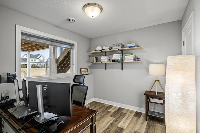 2301 Kester Ave NE, Saint Michael, MN 55376 - office featuring wood finished floors and baseboards