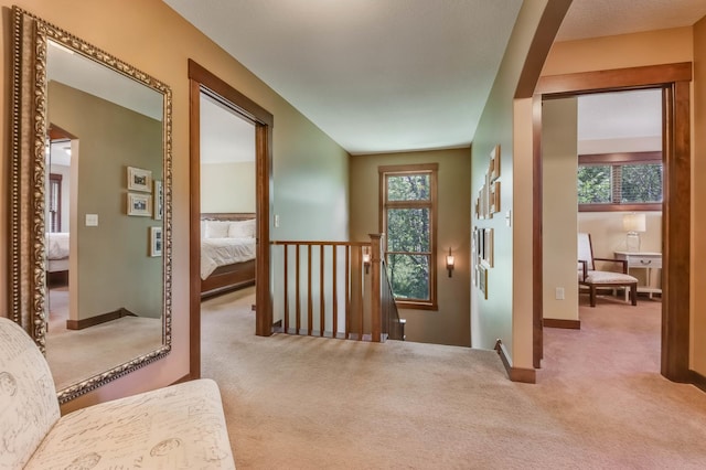 860 Prairie Meadows Dr, Hudson, WI 54016 - foyer with carpet floors and baseboards
