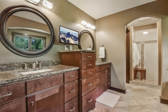 860 Prairie Meadows Dr, Hudson, WI 54016 - bathroom with a shower stall and vanity