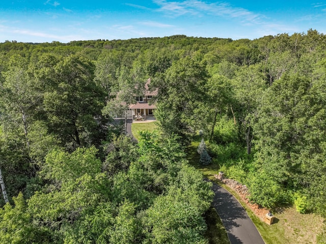 860 Prairie Meadows Dr, Hudson, WI 54016 - view of subject property with a heavily wooded area