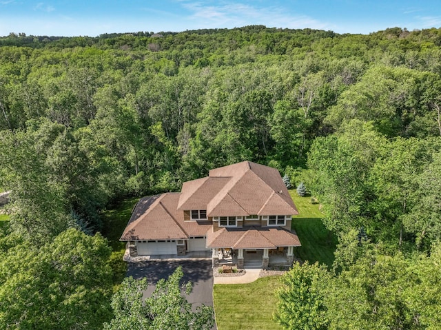 860 Prairie Meadows Dr, Hudson, WI 54016 - view from above of property featuring a forest