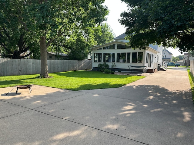 121 Park St, Luverne, MN 56156 - view of front of property featuring a fire pit