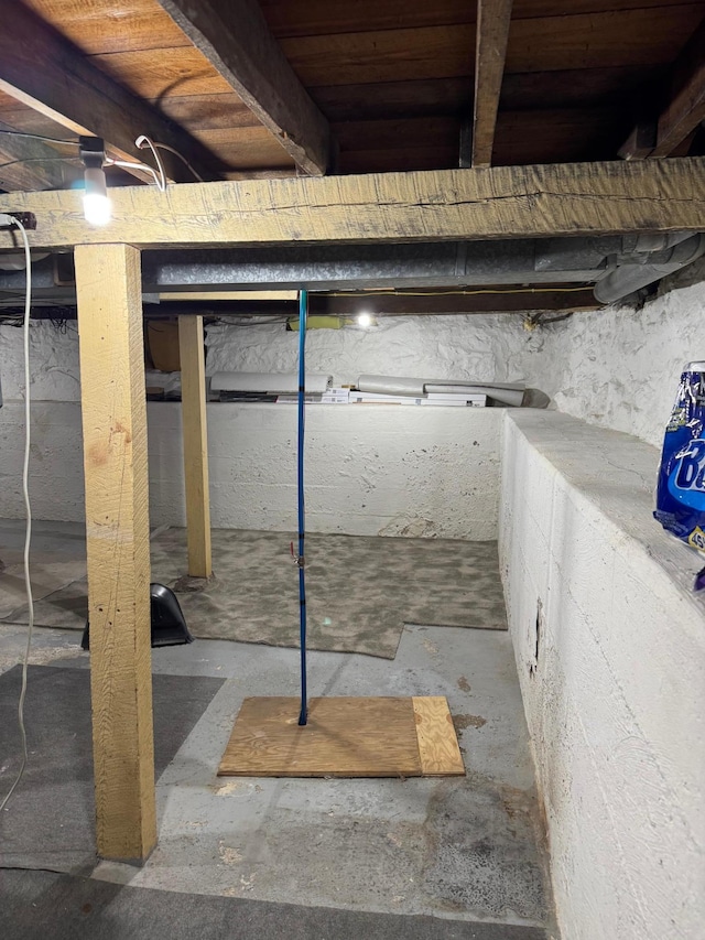 121 Park St, Luverne, MN 56156 - view of unfinished basement