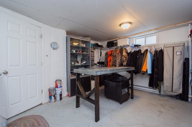 1514 1st Ave S, Fargo, ND 58103 - walk in closet with a baseboard radiator