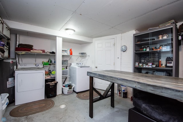 1514 1st Ave S, Fargo, ND 58103 - finished below grade area featuring water heater and separate washer and dryer