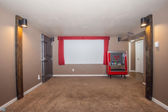 1514 1st Ave S, Fargo, ND 58103 - cinema room featuring carpet and baseboards