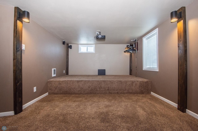 1514 1st Ave S, Fargo, ND 58103 - carpeted home theater room with baseboards