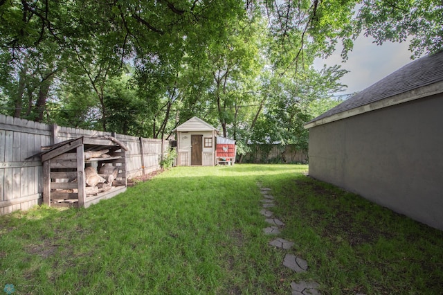 1514 1st Ave S, Fargo, ND 58103 - fenced backyard with a storage unit