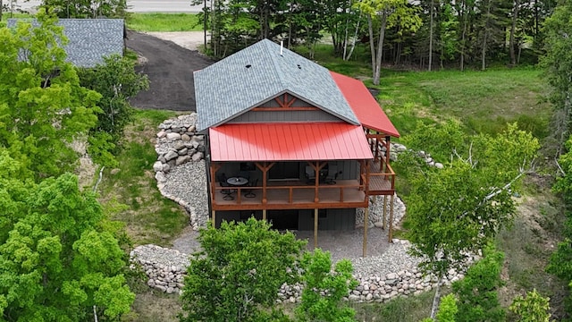 2018 County 5 NW, Hackensack, MN 56452 - rear view of house featuring a deck