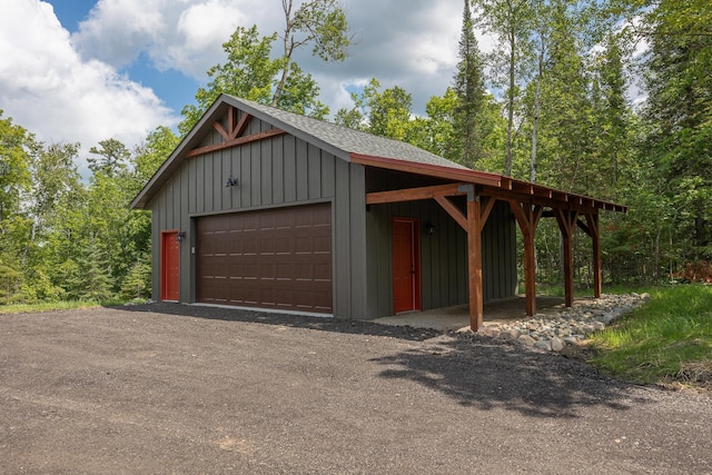 2018 County 5 NW, Hackensack, MN 56452 - garage featuring a detached garage