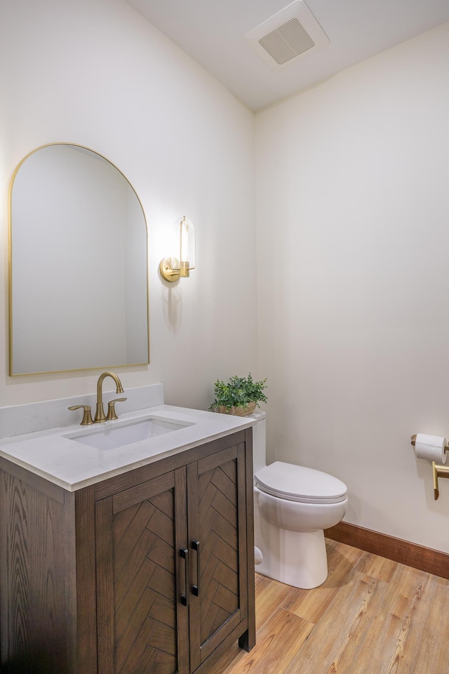 2018 County 5 NW, Hackensack, MN 56452 - bathroom with vanity and wood finished floors