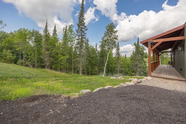 2018 County 5 NW, Hackensack, MN 56452 - view of yard featuring a wooded view