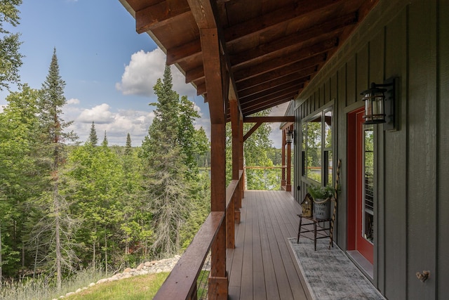 2018 County 5 NW, Hackensack, MN 56452 - view of wooden deck