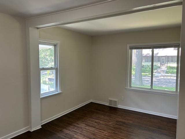 1464 Sheldon St, Saint Paul, MN 55108 - spare room with healthy amount of natural light and dark wood-type flooring