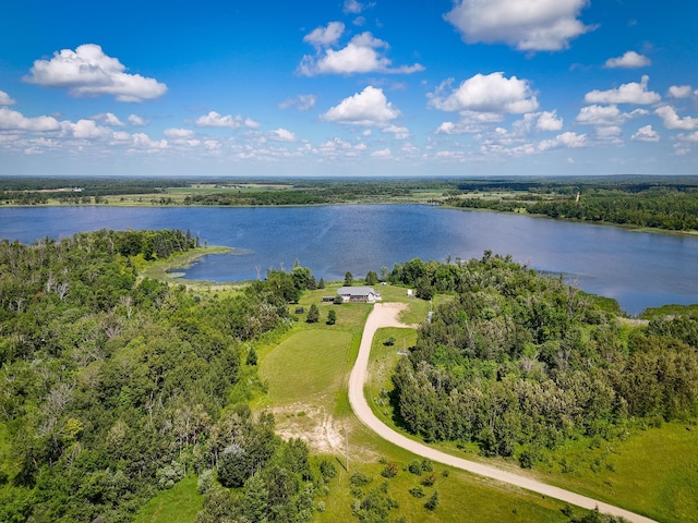 48285 229th Ave, Clearbrook, MN 56634 - drone / aerial view of a nearby body of water and a forest