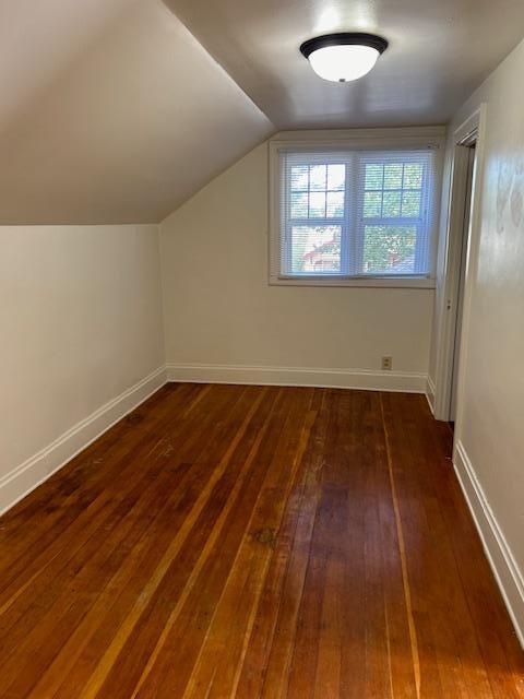 3022 32nd Ave S, Minneapolis, MN 55406 - additional living space featuring dark wood finished floors and vaulted ceiling