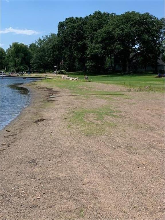 9225 Lake Blvd, Chisago City, MN 55013 - view of yard with a water view