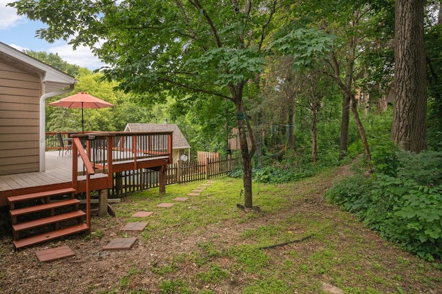 11735 52nd Ave N, Plymouth, MN 55442 - view of yard featuring a deck