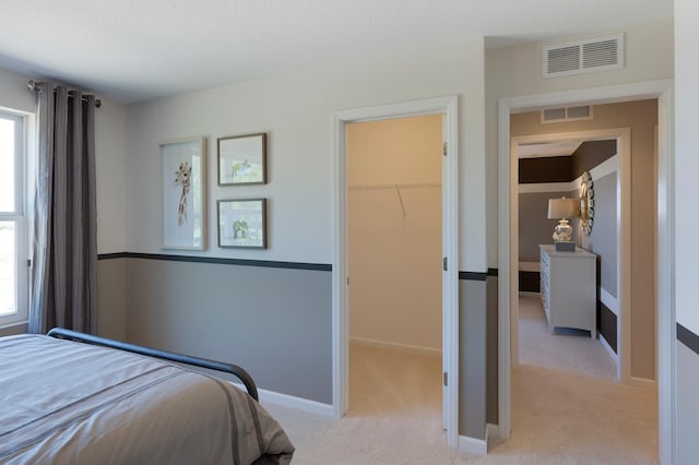 14620 106th Pl N, Maple Grove, MN 55369 - bedroom with light colored carpet, a walk in closet, multiple windows, and a closet