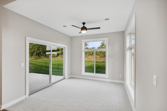 4786 384th St, North Branch, MN 55056 - carpeted spare room featuring ceiling fan and a smoke detector