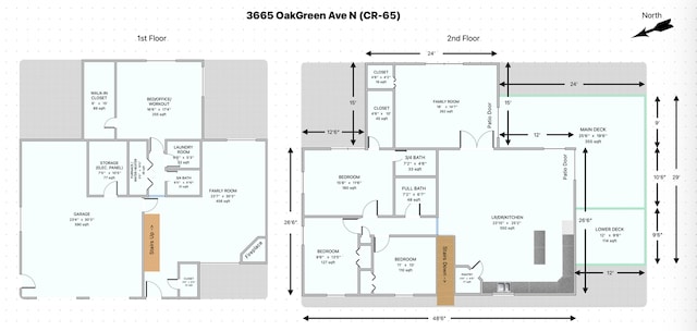3665 Oakgreen Ave N, Baytown Twp, MN 55082 - view of floor plan / room layout
