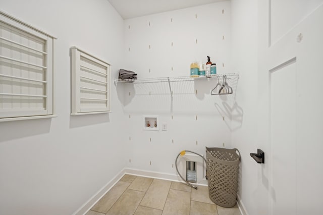 6501 Tamarack Ln, Corcoran, MN 55340 - laundry room featuring washer hookup and tile patterned flooring